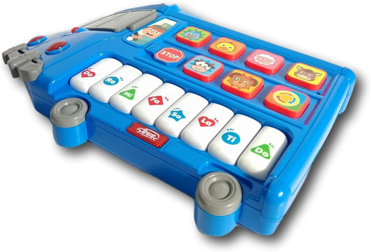 Autobús Didáctico Musical Piano Azul