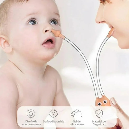 Aspirador Succión Nasal Manual Búho Only Baby 0 meses +