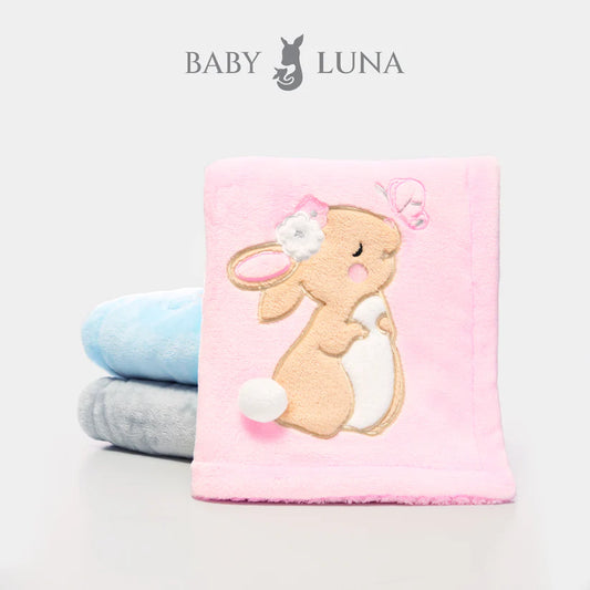 Cobija Térmica Doble Faz 100% Algodón Hipoalergénica Conejo