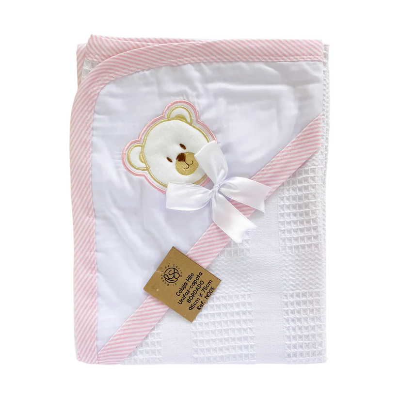 Cobija Unifaz Hilo Bordada con Capota