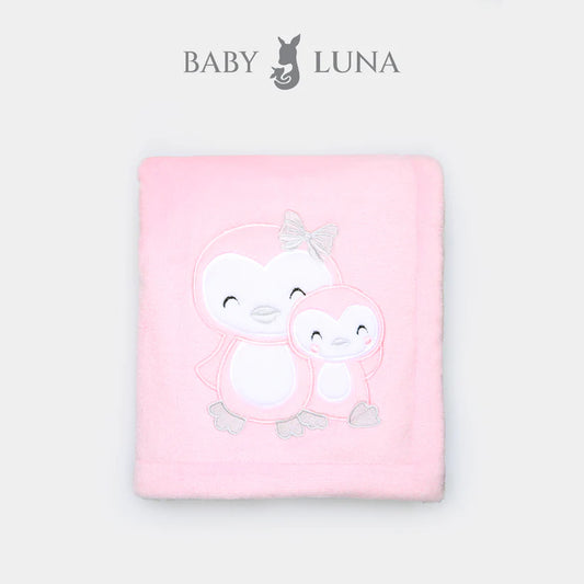 Cobija Térmica Doble Faz 100% Algodón Hipoalergénica Pingüino