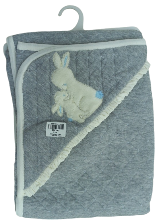 Cobija Gris De Conejitos