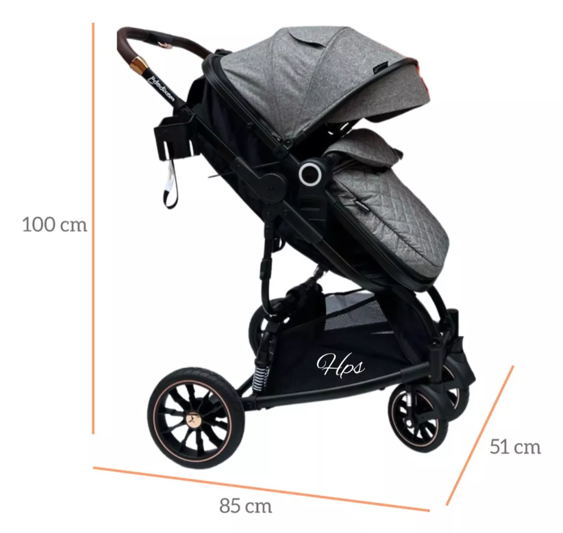 Coche Moisés Maleta Reversible Fox