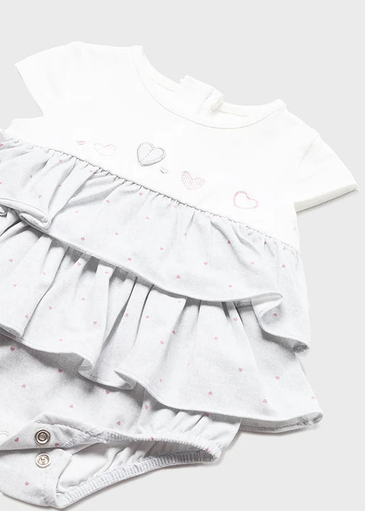 Conjunto 2 Piezas Body Vestido y Gorro Mayoral 1604 Niña