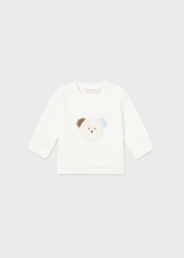 Conjunto Chaleco Con Capucha 3 Piezas Osito Mayoral 2685 Niño