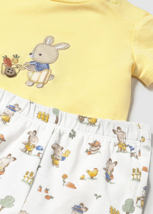 Conjunto Conejito de Granja 2 Piezas Mayoral 1609 Niño