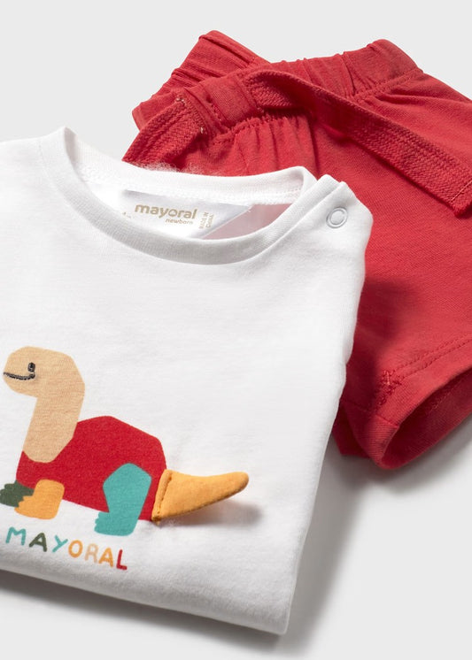 Conjunto Dinosaurios Piezas Sin Mangas Mayoral 1625 Niño