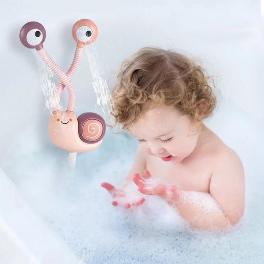 Ducha Eléctrica Regadera Juguete Para Baño Caracol