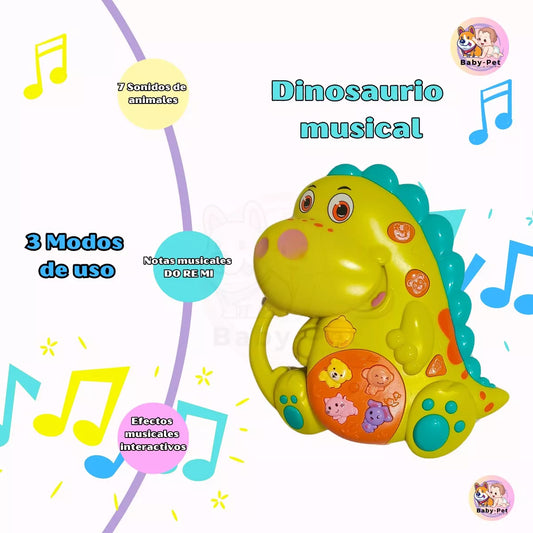 Didáctico Dinosaurio Musical Interactivo