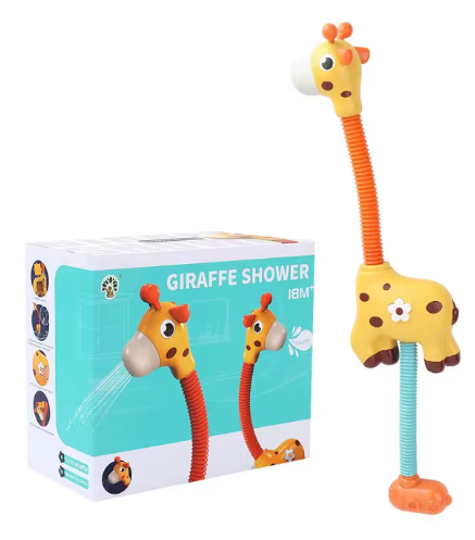 Ducha Eléctrica Regadera Juguete Para Baño Jirafa