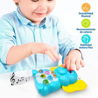 Didáctico Elefante Estimulante Musical Rasca Encías