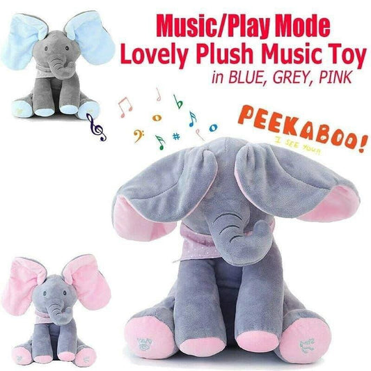 Elefante Peluche Con Movimiento de Orejitas y Sonidos