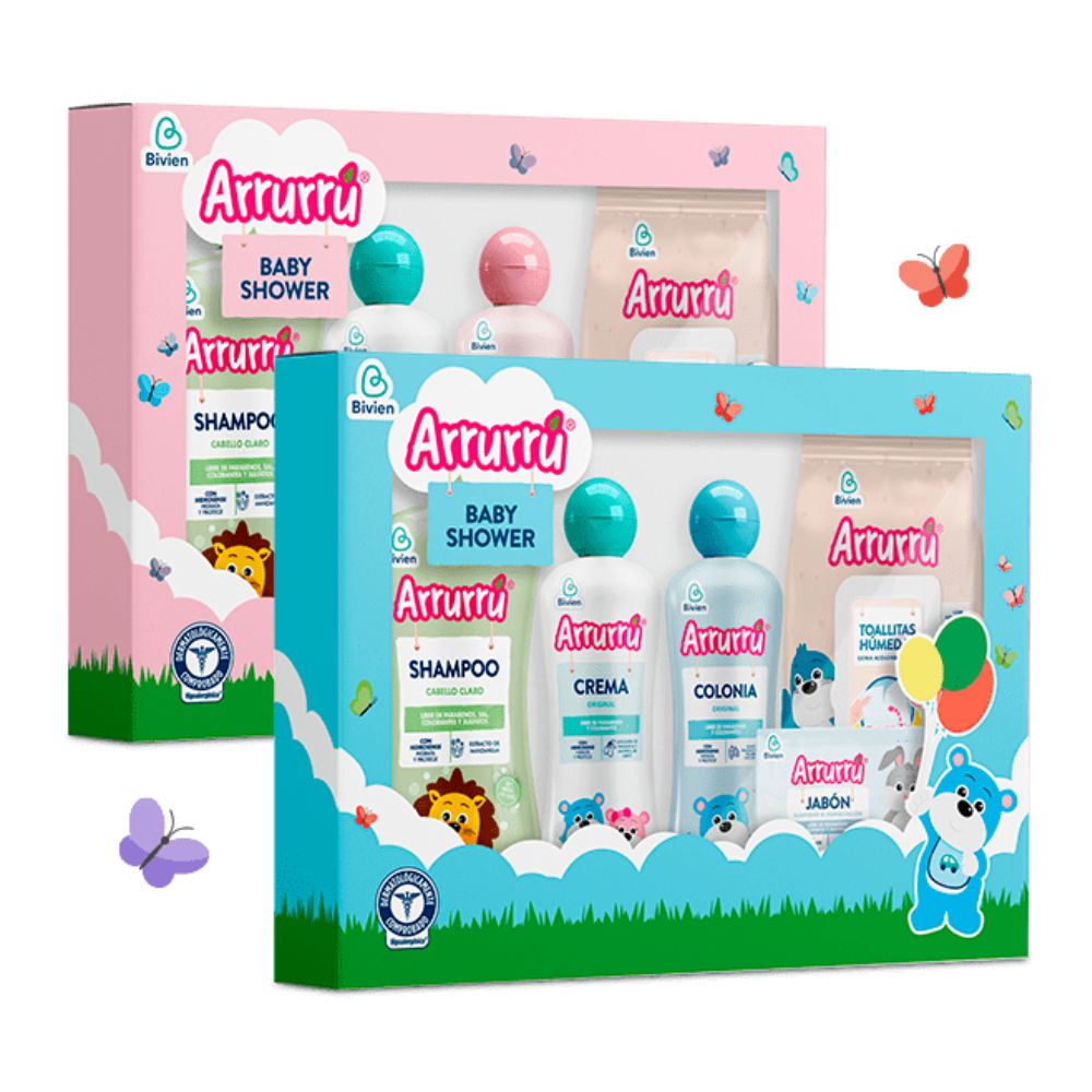 Estuche Kit De Aseo Baby Shower Arrurú