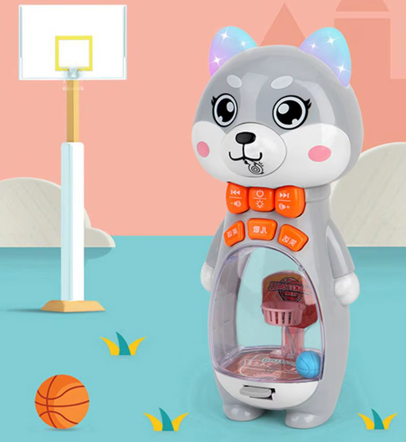 Gatito Basquetbolista Musical Juego Encestar