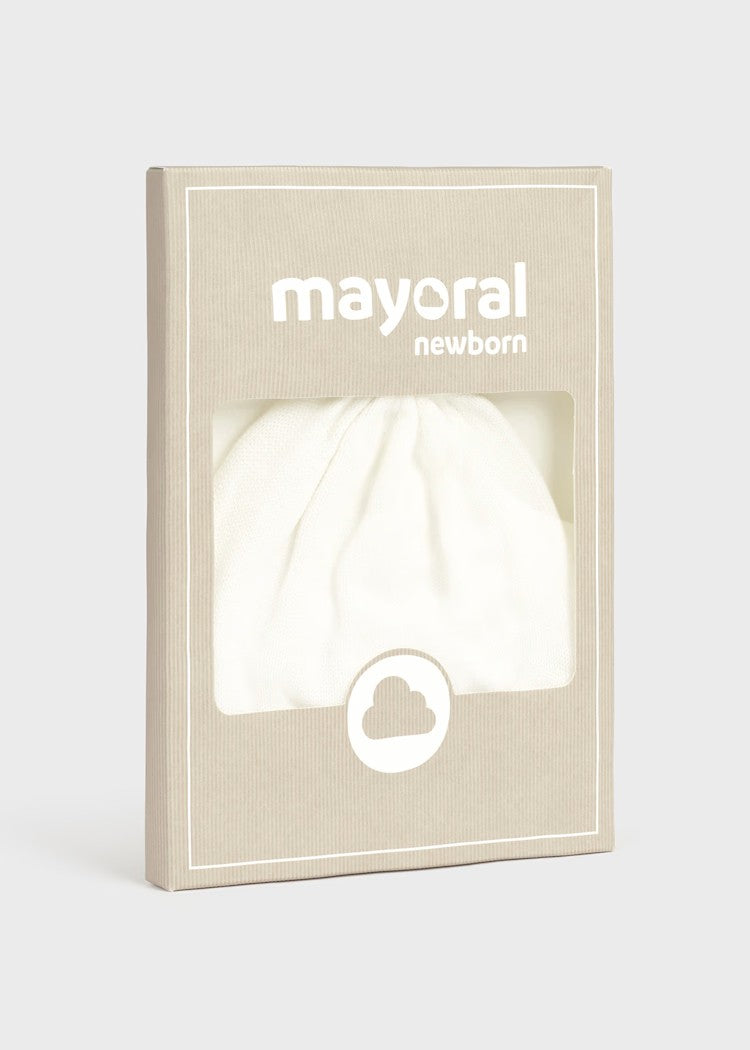 Gorro Tejido Algodón Recién 9936 Blanco