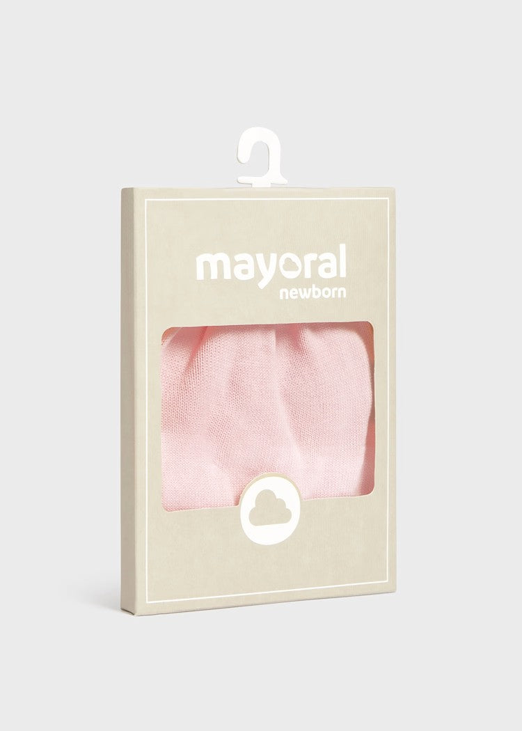 Gorro Tejido Algodón Recién 9936 Rosa