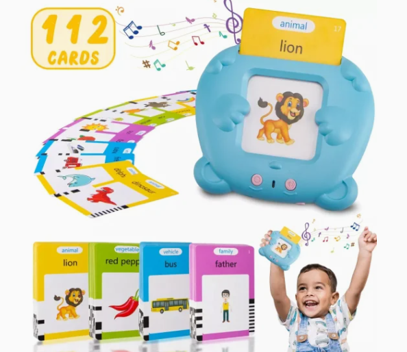 Juguete De Tarjetas Sonido Español/ingles Educación Temprana