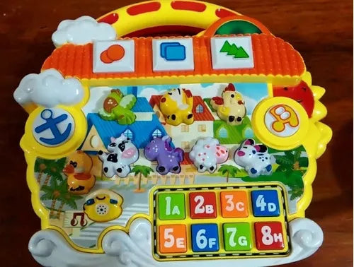 Juguete Piano Musical Interactivo Granja Animalitos