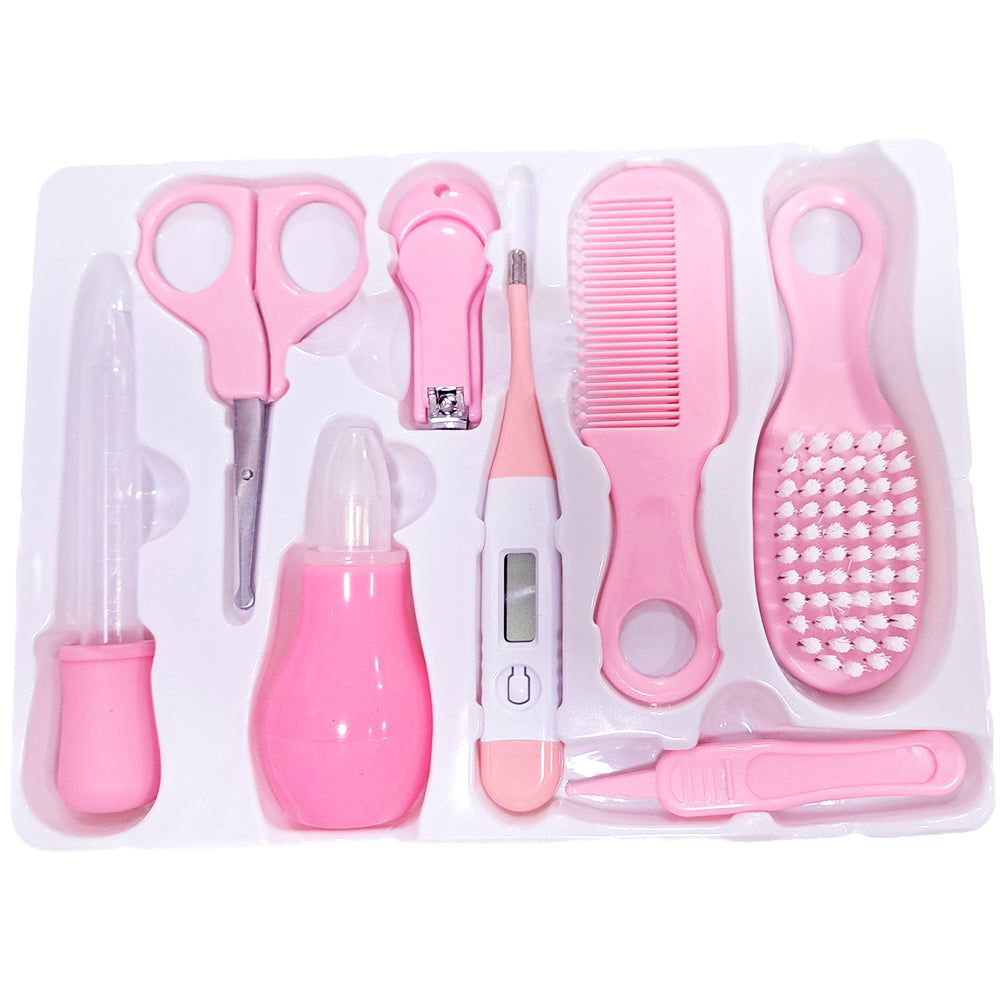 Set De Limpieza 8 Piezas Rosado