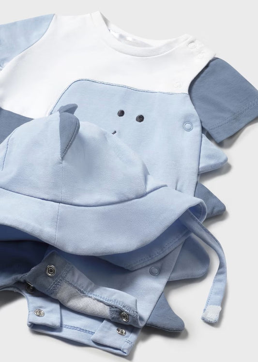 Mameluco Dinosaurio Con Gorro Mayoral 1617