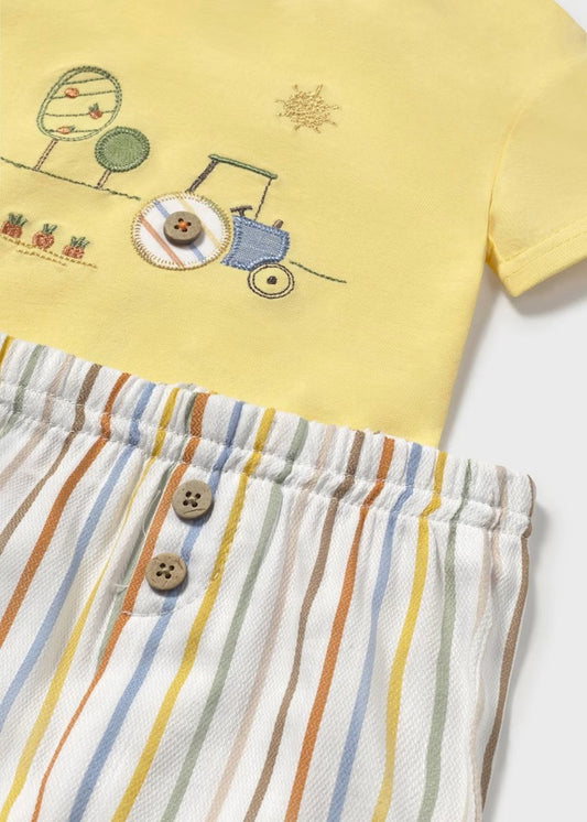 Mameluco Granja 2 Piezas Mayoral 1202