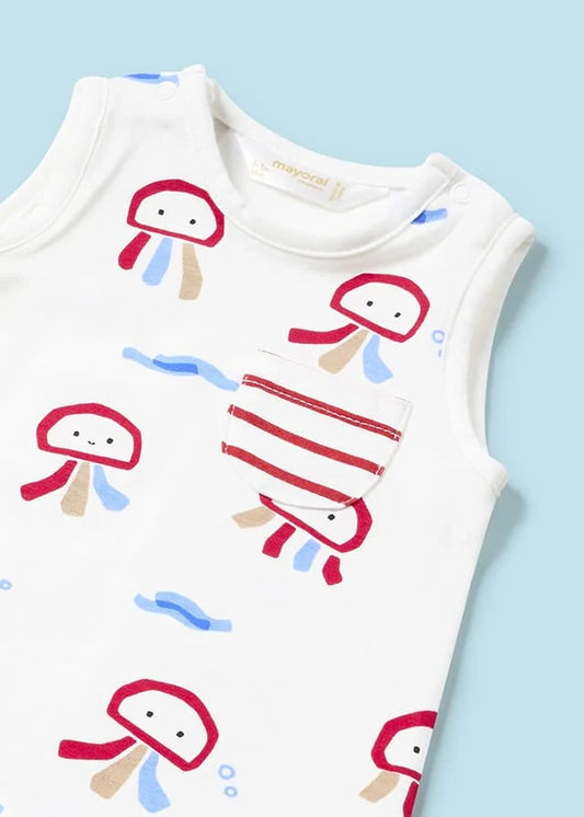 Mameluco Marino Sin Mangas Mayoral 1729