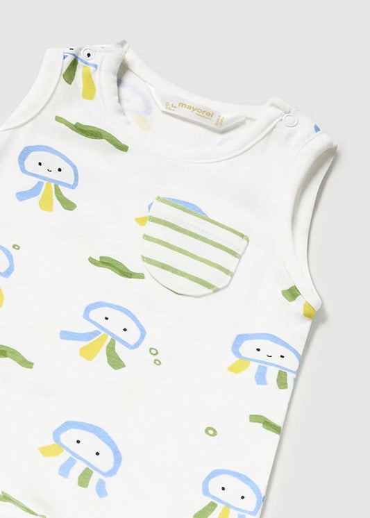 Mameluco Marino Sin Mangas Mayoral 1729