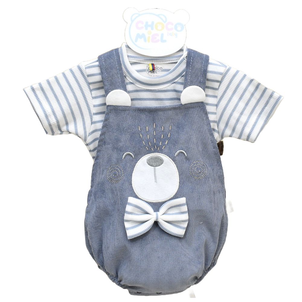 Mameluco Osito Corbatín Chocomiel