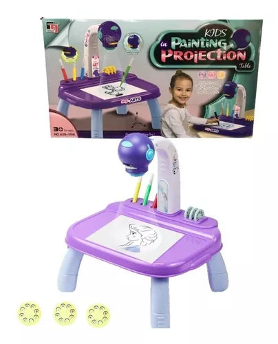 Mesa De Dibujo Con Proyector Para Niñas