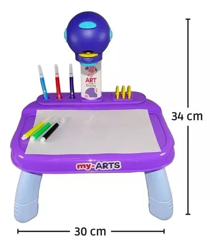 Mesa De Dibujo Con Proyector Para Niñas