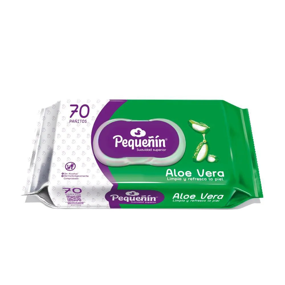 Pañitos Húmedos PEQUENIN Aloe Vera (70 und)