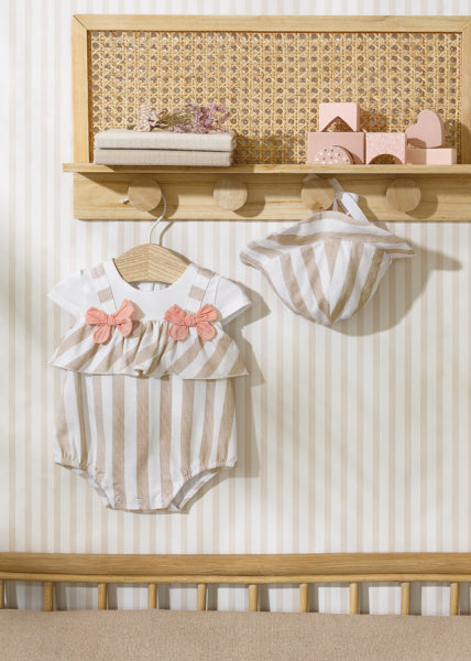 Pelele Body Con Gorrito Mayoral 1603 Niña