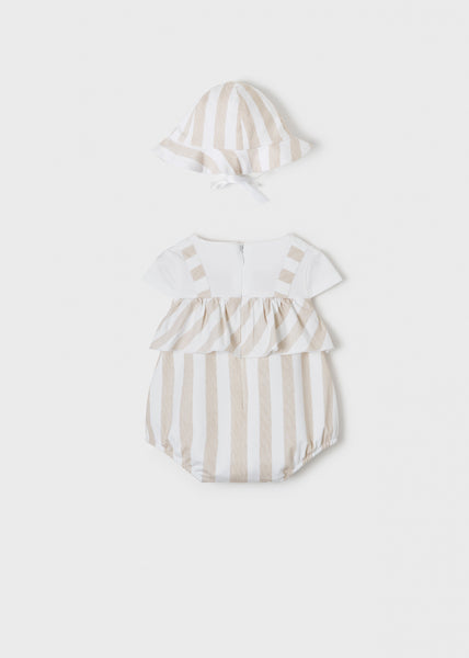 Pelele Body Con Gorrito Mayoral 1603 Niña