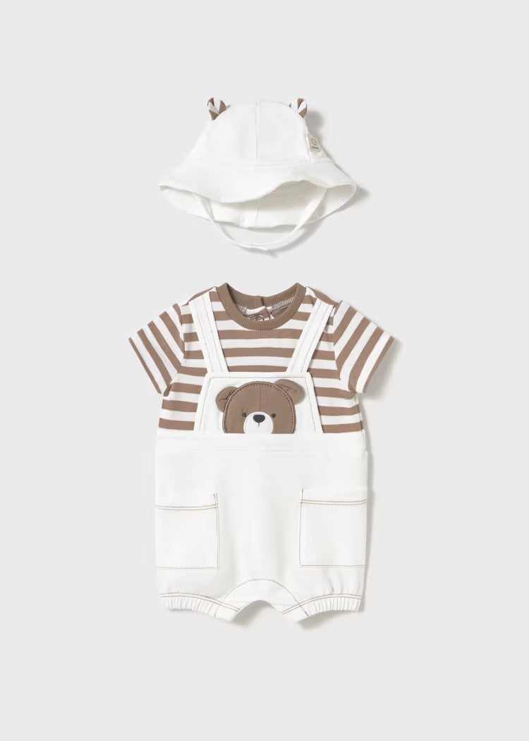 Pelele Osito Braga Con Gorrito Mayoral 1606