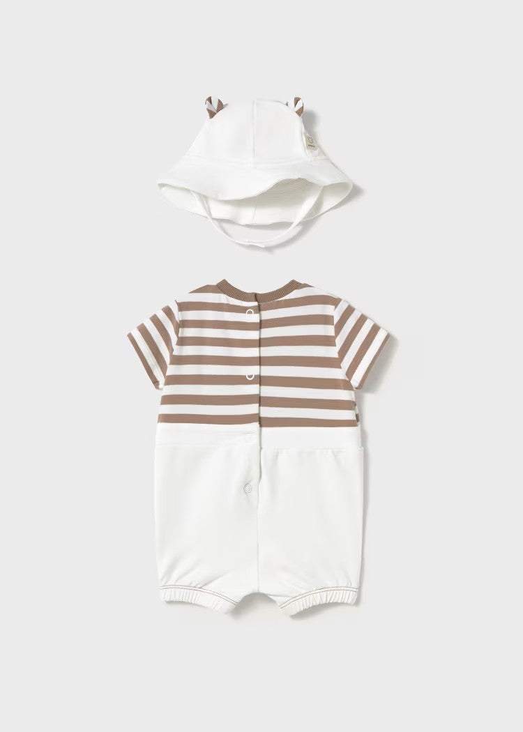 Pelele Osito Braga Con Gorrito Mayoral 1606