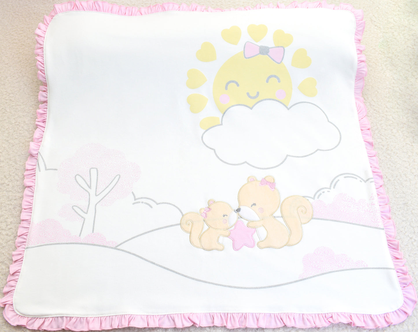 Primer Día Ardillas Rosa Niña