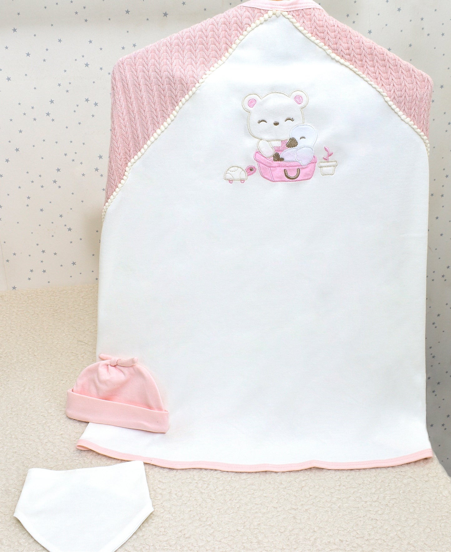 Primer Día Osita y Patico Hilo Niña