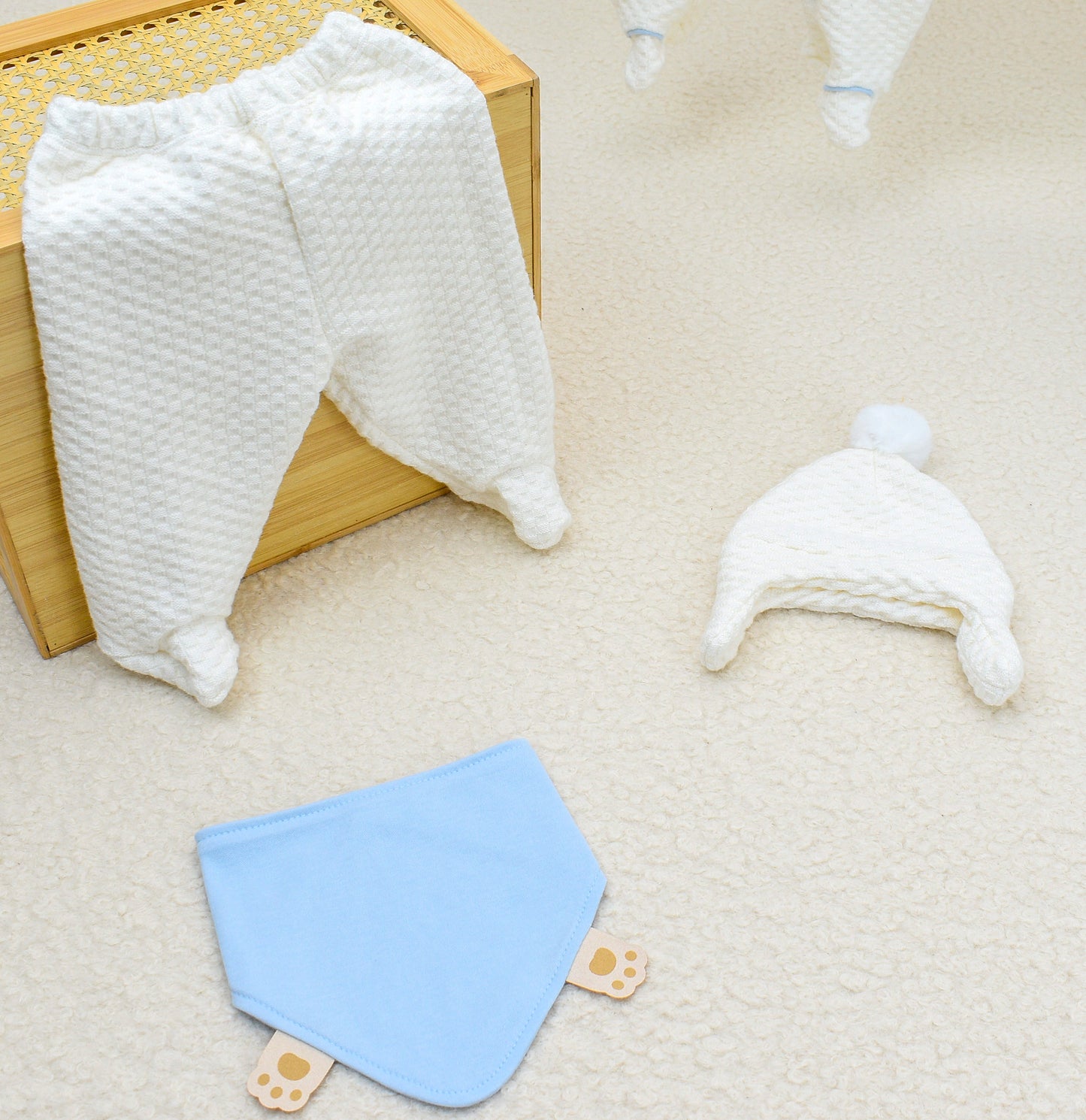 Primer Día Osito Tejido Niño