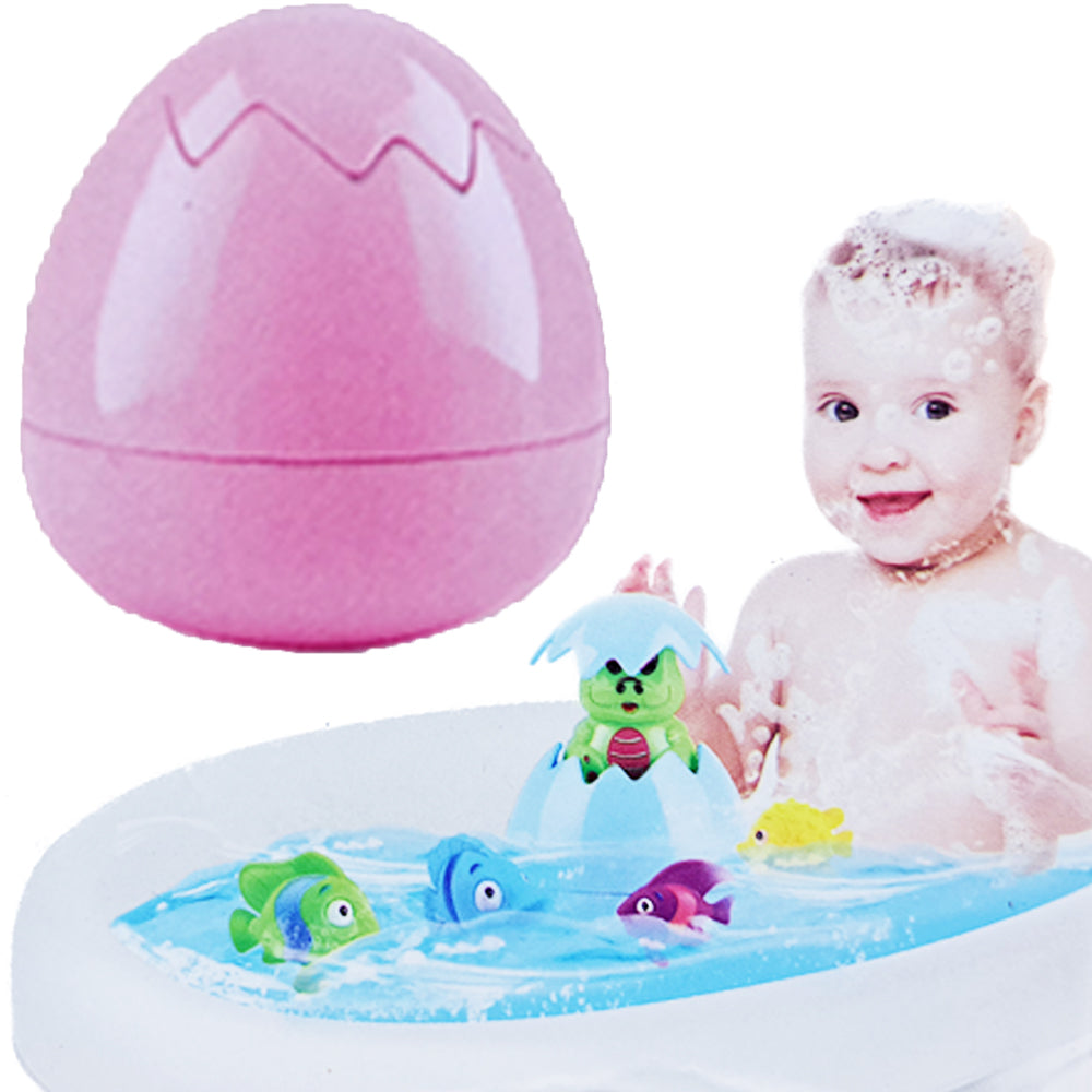 Regadera Huevito De Dinosaurio Para Baño Rosa