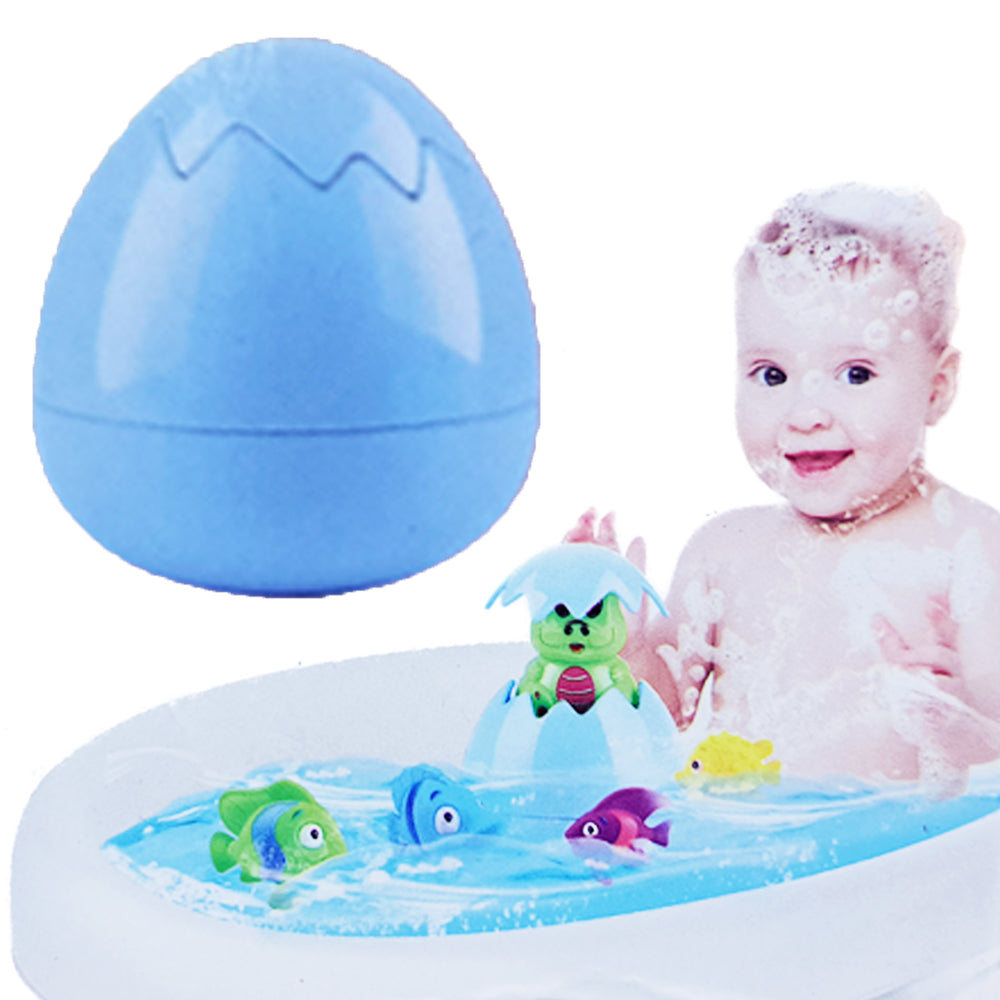 Regadera Huevito De Dinosaurio Para Baño Celeste