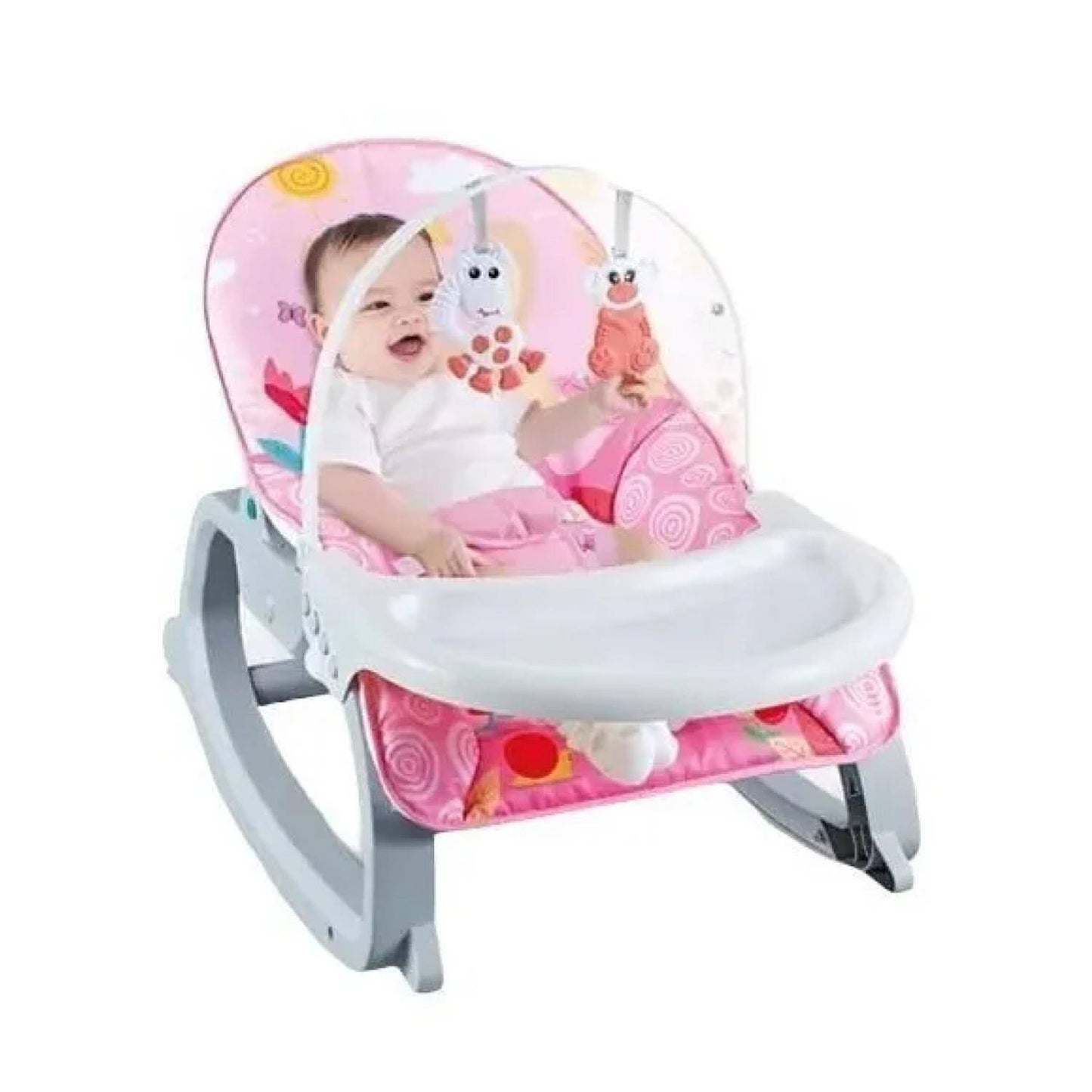 Silla Mecedora 3 En 1 Comedor Vibradora Musical