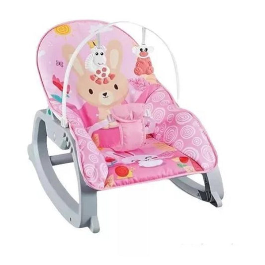 Silla Mecedora 3 En 1 Comedor Vibradora Musical