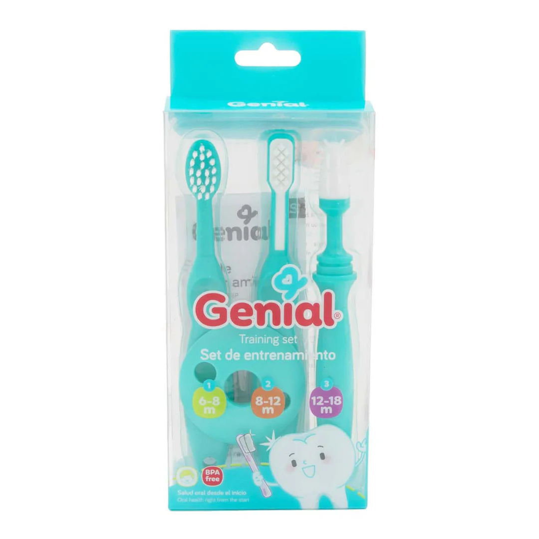 Set de Cepillos de Entrenamiento 3 Etapas – Marca Genial