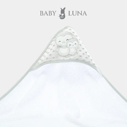 Toalla De Algodón Nube Luna Pingüino