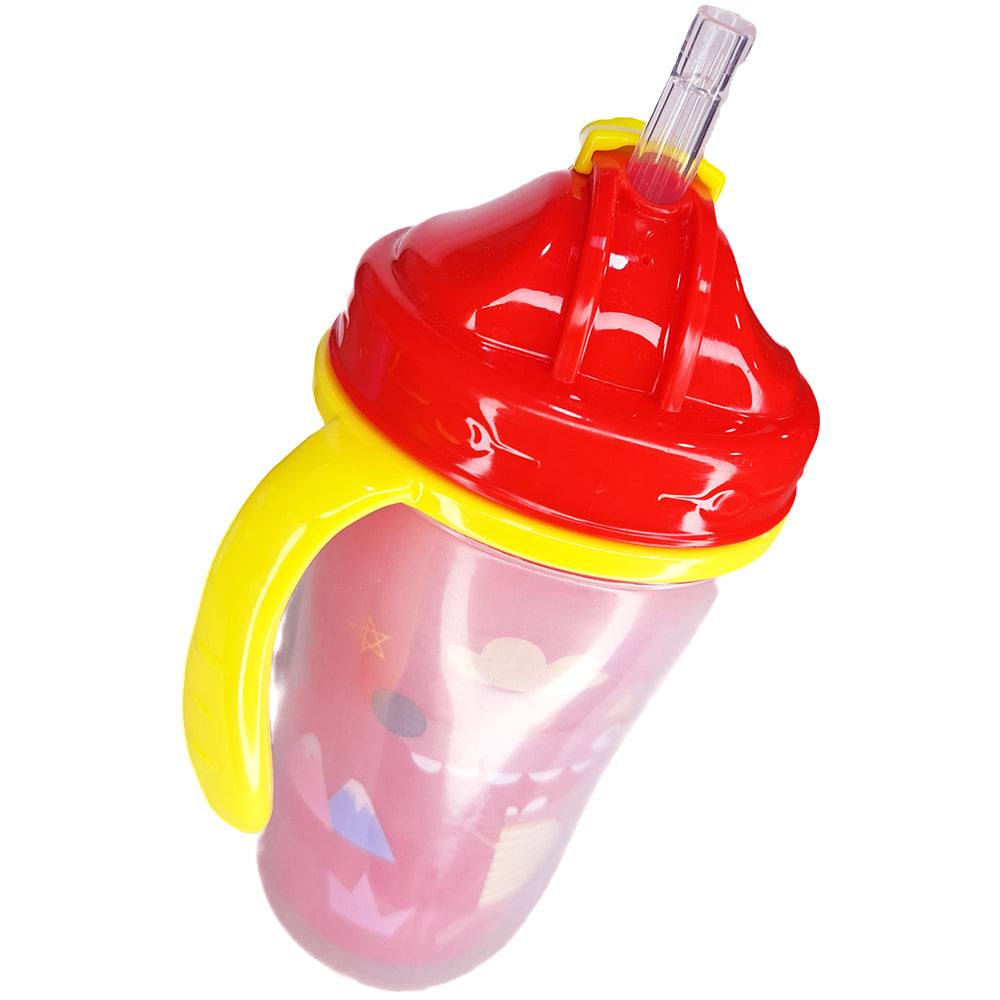 Vaso Entrenador Pitillo Agarraderas Rojo/Amarillo