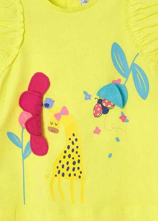 Vestido Limón Floral Mayoral 1934 Niña