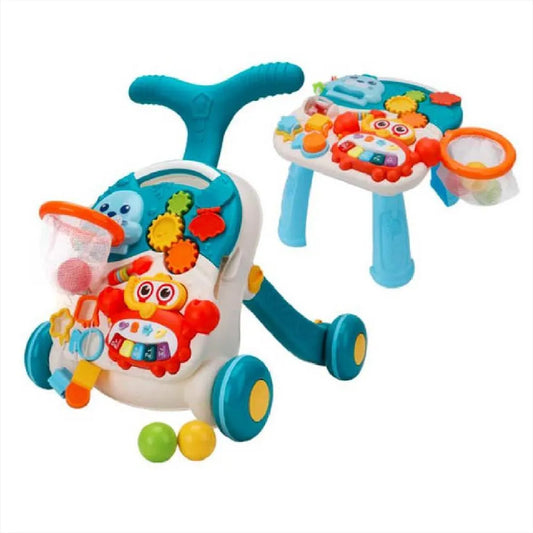 2 En 1 Andadera Tabla De Actividades Musical Verde