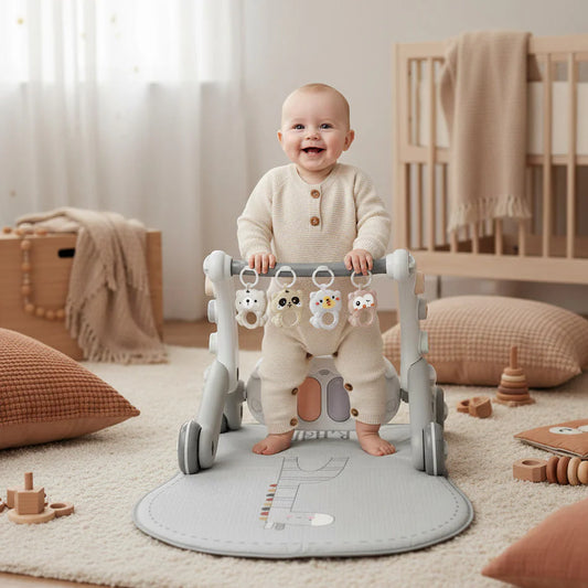Caminador Gimnasio 2 En 1 Musical Para Bebé Interactivo