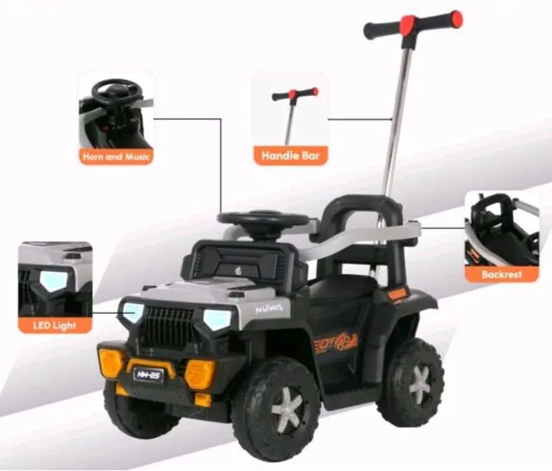 Carro Montable Estilo Todo Terreno Gris