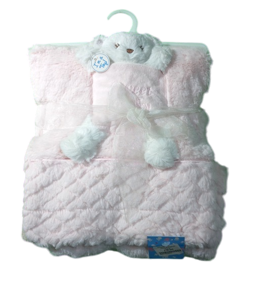 Cobija Osita Rosada Con Apego